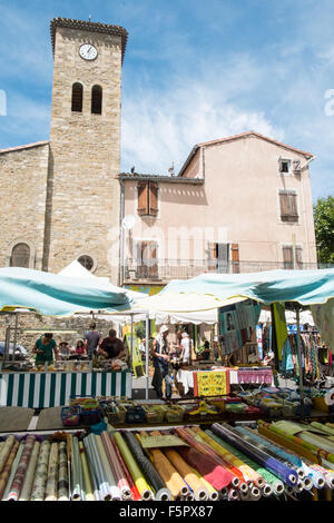 im Shop stall in Esperaza Markt, Aude, Südfrankreich. Stockfoto