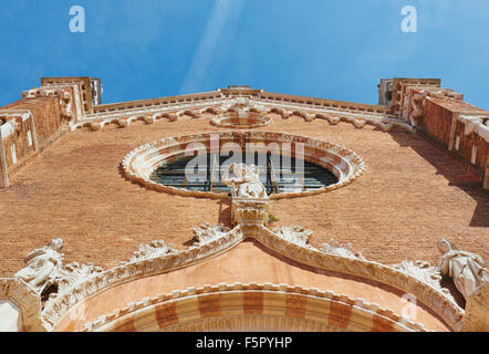 Fassade des Chiesa Della Madonna Dell'Orto Cannaregio Venedig Veneto Italien Europa Stockfoto