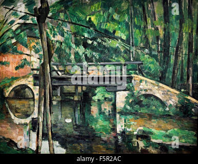 Brücke in Maincy, Pont de Maincy, von Paul Cezanne, 1879, Musee d