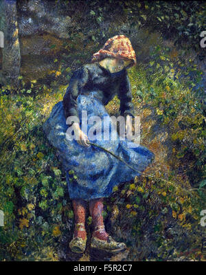 The Shepherdess 1881 Camille Pissarro 1830 - 1903 Frankreich Französisch Stockfoto
