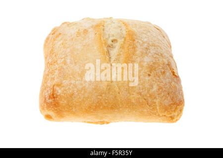 Sauerteig Brötchen isoliert gegen weiß Stockfoto