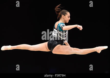 Weltmeisterschaft Gymnastik Womens rundum Finale 2015 SSE Hydro Arena. Glasgow.Larisa Andreea Iordache. Rumänien Stockfoto