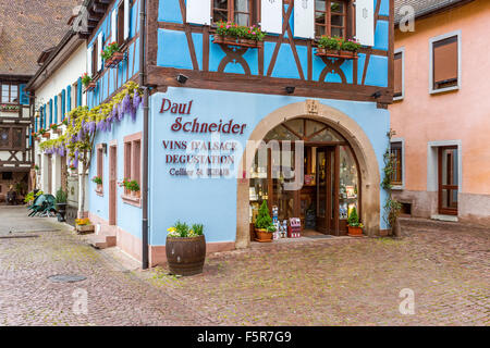 Eguisheim, Haut-Rhin, Elsass, Frankreich, Europa Stockfoto