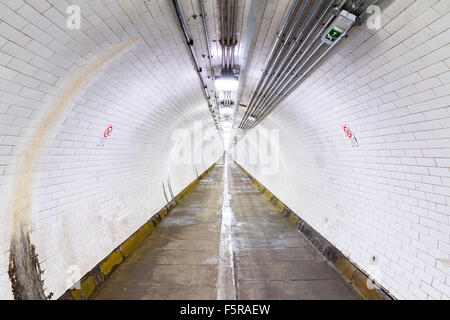 Woolwich Themse Fuß Tunnel, London, England, UK Stockfoto