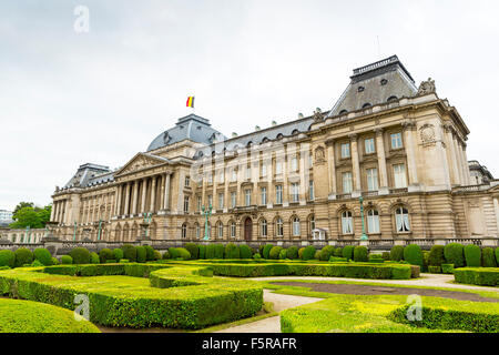 Der königliche Palast im Zentrum von Brüssel, Belgien. Aus dem Jahre 1904 für König Leopold II. Stockfoto