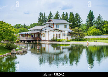 Nikka Yuko Japanese Garden, Lethbridge, Alberta Stockfoto