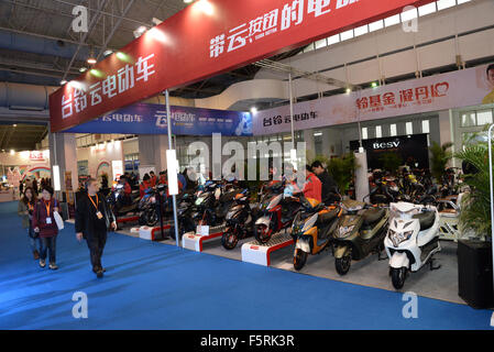 Peking, Peking, CHN, China. 7. November 2015. Peking, CHINA - 7. November 2015: (Nur zur redaktionellen Verwendung. CHINA aus) über 300 Anbietern aus 20 Ländern International Bike Messe besuchen. © SIPA Asien/ZUMA Draht/Alamy Live-Nachrichten Stockfoto