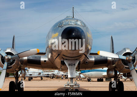 Akelei, die Lockheed VC-121 Constellation (48-614) von General Eisehnower vom Juni 1951 bis März 1952 verwendet. Das Flugzeug war Stockfoto