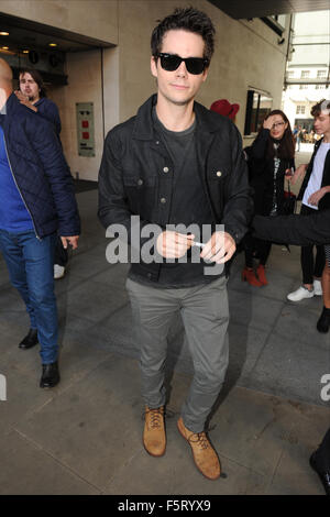 Dylan O'Brien, Stern der "Maze Runner: Scorch Studien, bei BBC Radio 1 Studios Featuring: Dylan O'Brien wo: London, Vereinigtes Königreich bei: 07 Sep 2015 Stockfoto