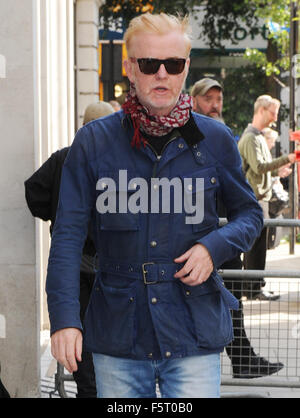 Chris Evans gesehen verlassen BBC Radio 2 Studios London mit: Chris Evans wo: London, Vereinigtes Königreich bei: 07 Sep 2015 Stockfoto