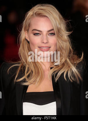 11. Februar 2015 - London, England, UK - Fokus Sondervorstellung, Vue West End, Leicester Square - Margot Robbie Stockfoto