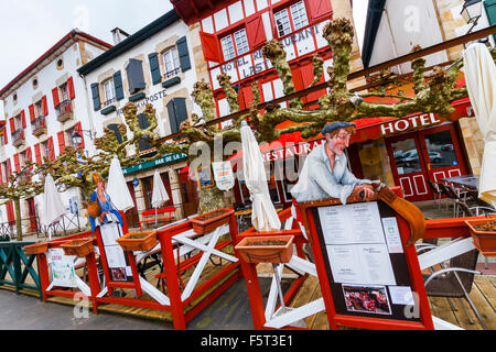 Blick auf die Straße. Stockfoto