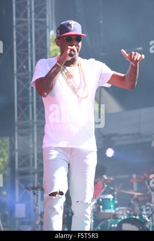 Amerika - Tag2 - Performances mit gemacht: Rapper Fabolous wo: Philadelphia, Pennsylvania, USA bei: 06 Sep 2015 Stockfoto