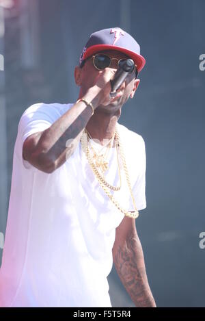 Amerika - Tag2 - Performances mit gemacht: Rapper Fabolous wo: Philadelphia, Pennsylvania, USA bei: 06 Sep 2015 Stockfoto