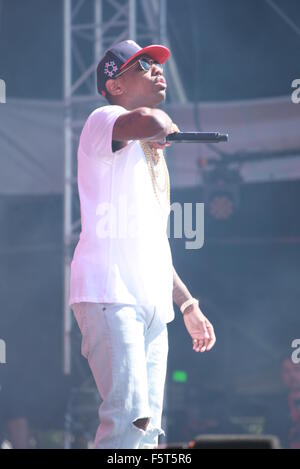 Amerika - Tag2 - Performances mit gemacht: Rapper Fabolous wo: Philadelphia, Pennsylvania, USA bei: 06 Sep 2015 Stockfoto