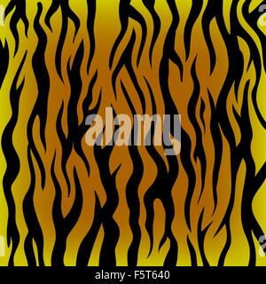 Tiger Orange Muster Stock Vektor