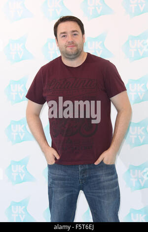 UKTV-neue Saison-Launch-Event statt am NEW Phillips Galerie - Ankünfte: Jason Manford Where: London, Vereinigtes Königreich bei: 08 Sep 2015 Stockfoto