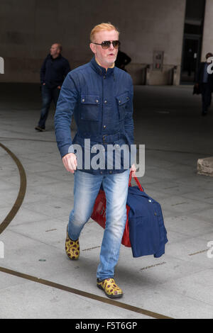 Promis bei den BBC-Studios, mit: Chris Evans wo: London, Vereinigtes Königreich bei: 08 Sep 2015 Stockfoto