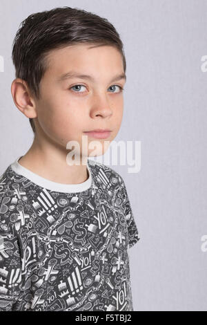 Portrait eines pre-teen jungen Stockfoto