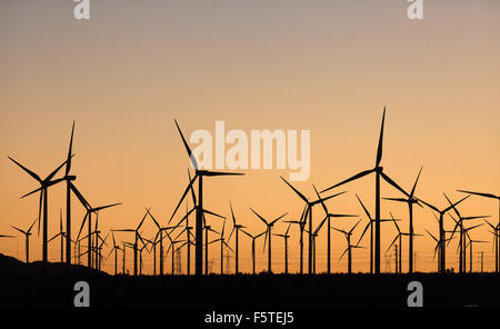 Die Alta Wind Energy Center in Kern County, Kalifornien. Stockfoto