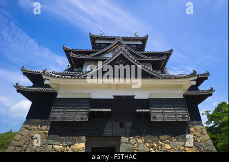 Matsue, Japan: Burg Matsue (ca. 1611) in Matsue, Präfektur Shimane, Japan. Einer der 12 verbliebenen mittelalterlichen Burgen in Japan, Stockfoto
