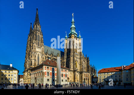 St.-Veits-Dom in Prag Stockfoto