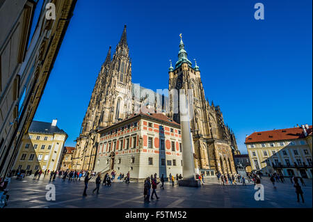 St.-Veits-Dom in Prag Stockfoto