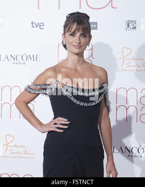 "Ma-Ma" Photocall im Cinesa Capitol Madrid - Ankünfte Featuring: Penelope Cruz wo: Madrid, Spanien: 09 Sep 2015 Stockfoto