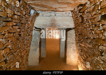 Dolmen El Romeral (1800 v. Chr.), Antequera, Provinz Malaga, Andalusien, Spanien, Europa Stockfoto