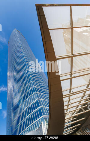 Iberdrola Tower. Bilbao, Vizcaya, Baskisches Land, Spanien, Europa. Stockfoto