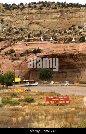 Chief Yellowhorse Handelsposten Lupton Arizona USA Stockfoto