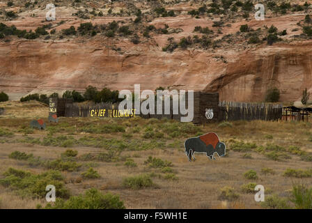 Chief Yellowhorse Handelsposten Lupton Arizona USA Stockfoto