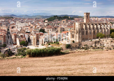 Colegiata Basilica de Santa Maria de Manresa. La Seu. Gothic, Stockfoto