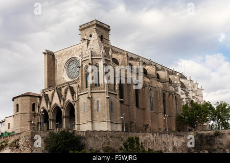 Colegiata Basilica de Santa Maria de Manresa. La Seu. Gothic, Stockfoto