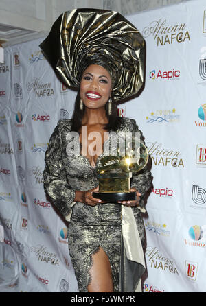 5. jährliche Nollywood und afrikanischen Film Critics Awards statt im Orpheum Theatre - Ankünfte Featuring: Omarosa Manigault wo: Los Angeles, California, Vereinigte Staaten von Amerika bei: 12 Sep 2015 Stockfoto