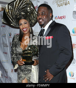 5. jährliche Nollywood und afrikanischen Film Critics Awards statt im Orpheum Theatre - Ankünfte Featuring: Omarosa Manigault wo: Los Angeles, California, Vereinigte Staaten von Amerika bei: 12 Sep 2015 Stockfoto