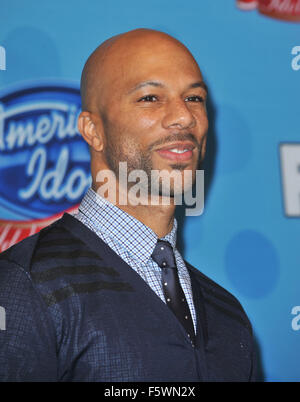 LOS ANGELES, CA - 21. April 2010: Common bei American Idol "Idol gibt zurück" Event im Pasadena Civic Auditorium. Stockfoto