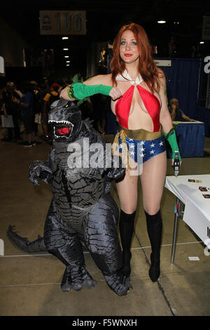 Long Beach-Comic-Con statt am Long Beach Convention Center - Tag mit 2: Maitland Ward wo: Long Beach, Kalifornien, USA bei: 13 Sep 2015 Stockfoto