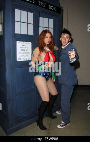 Long Beach-Comic-Con statt am Long Beach Convention Center - Tag mit 2: Maitland Ward wo: Long Beach, Kalifornien, USA bei: 13 Sep 2015 Stockfoto