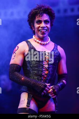 Fototermin für die neuesten Londoner Inszenierung von "The Rocky Horror Picture Show" Featuring: David Bedella Where: London, Vereinigtes Königreich bei: 15 Sep 2015 Stockfoto