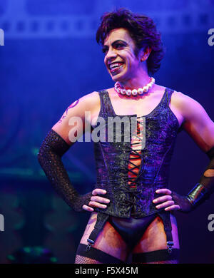 Fototermin für die neuesten Londoner Inszenierung von "The Rocky Horror Picture Show" Featuring: David Bedella Where: London, Vereinigtes Königreich bei: 15 Sep 2015 Stockfoto