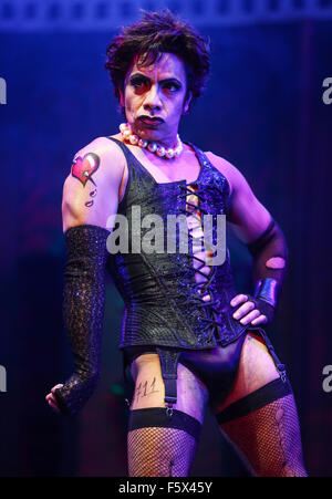 Fototermin für die neuesten Londoner Inszenierung von "The Rocky Horror Picture Show" Featuring: David Bedella Where: London, Vereinigtes Königreich bei: 15 Sep 2015 Stockfoto