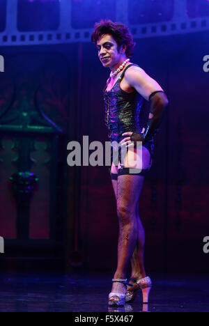 Fototermin für die neuesten Londoner Inszenierung von "The Rocky Horror Picture Show" Featuring: David Bedella Where: London, Vereinigtes Königreich bei: 15 Sep 2015 Stockfoto