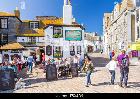 Sloop Inn Pub in St. Ives, North Cornwall, England, Vereinigtes Königreich, Europa. Stockfoto