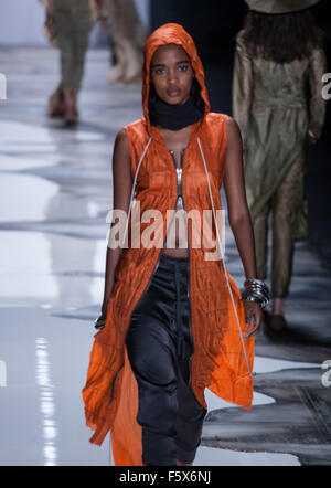 2015 New York Mode Woche SS16 - Greg Lauren Collection am Dachfenster Moynihan - Start-und Landebahn mit: Atmosphäre wo: New York, New York, Vereinigte Staaten von Amerika als: 16 Sep 2015 Stockfoto