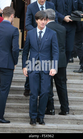 Joachim Loew - Empfang der Deutschen Nationalmannschaft Beim Bundespraesidenten, Schloss Bellevue, 10. November 2014, Berlin-Mit Stockfoto