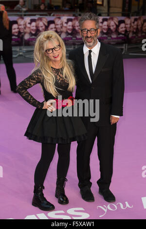 Die Europa-Premiere von "Miss Sie schon" statt das Vue West End - Ankünfte mit: David Baddiel, Morwenna Banken wo: London, Vereinigtes Königreich bei: 17 Sep 2015 Stockfoto