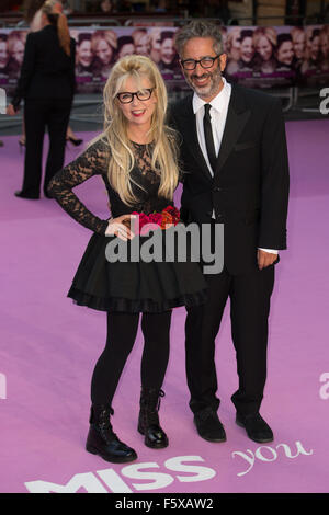 Die Europa-Premiere von "Miss Sie schon" statt das Vue West End - Ankünfte mit: David Baddiel, Morwenna Banken wo: London, Vereinigtes Königreich bei: 17 Sep 2015 Stockfoto