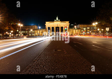 Brandenburger Tor, Platz des 18. Maerz, Berlin-Mitte. Stockfoto