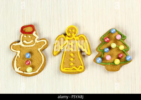 Weihnachten-Lebkuchen Stockfoto